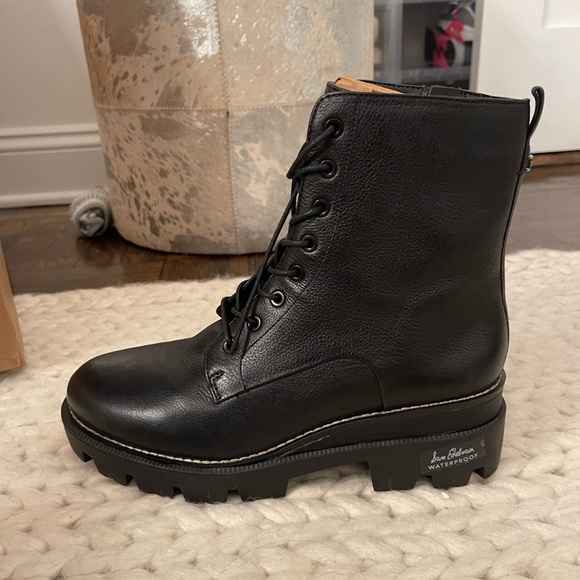 SAM EDELMAN Waterproof Garret Combat Boots - Picture 1 of 1
